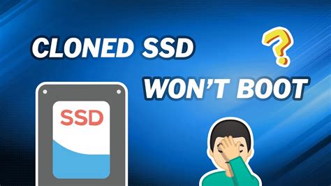 ssd clone slow boot|computer won't boot from ssd.